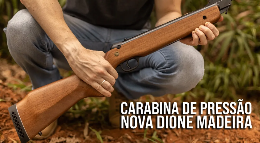 Imagem do vídeo Vídeo - Carabina Dione Madeira